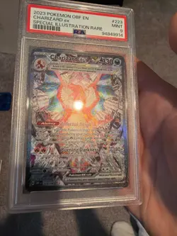 Pokemon PSA 9 secret rare charizard ex 223/197 SV03: Obsidian Flames Holo - Image 3