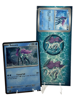 Suicune 026/094 Phantasmal Flames (Cosmos Holo) Knockout Box Exclusive Near Mint - Image 1
