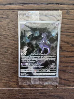Pokemon TCG Mewtwo SVP 052 Black Star Promo 151 UPC Illustration Rare New Sealed - Image 1