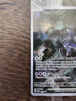 Pokemon TCG Mewtwo SVP 052 Black Star Promo 151 UPC Illustration Rare New Sealed - Image 2