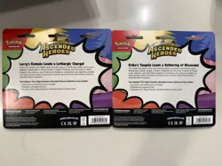 2 Pokemon TCG ME2.5 Ascended Heroes 2-Pack Blister Bundle Larry Erika Sealed New - Image 2