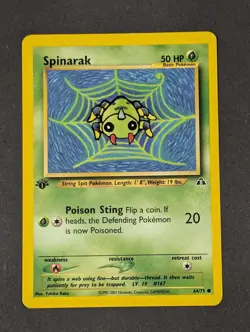 Spinarak Neo Discovery 64/75 LP Regular 1st Edition Common Wotc Pokemon TCG - Image 2