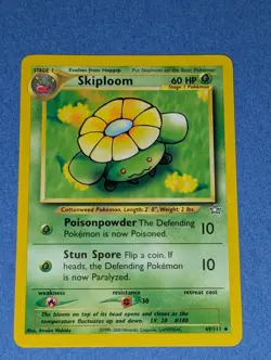 Skiploom 49/111 & Hoppip 61/111 Neo Genesis Wotc Pokemon TCG Unlimited Lp - Image 2