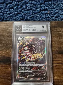 2022 Giratina V English #186 Holo Lost Origin SWSH Pokemon TCG ALT ART M BGS 9 - Image 1