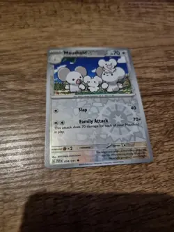 Pokemon TCG Maushold 074/091 Paldean Fates Reverse Holo - Image 1