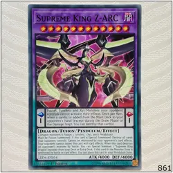 Supreme King Z-ARC - LED6-EN054 - Common 1st Edition Yugioh - Image 1