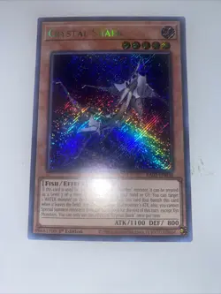 Yugioh ! Crystal Shark RA03-EN030 Quarter Century Secret Rare￼1st Edition - Image 1