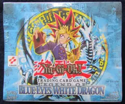 YUGIOH 2002 BOOSTER BOX LEGEND OF BLUE EYES WHITE DRAGON ENG 1ST ED MINT SEALED - Image 2