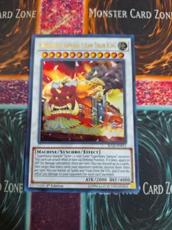 Yu-Gi-Oh! Superheavy Samurai Steam Train King BLLR-EN011 Ultra 1st Edition NM - Image 1