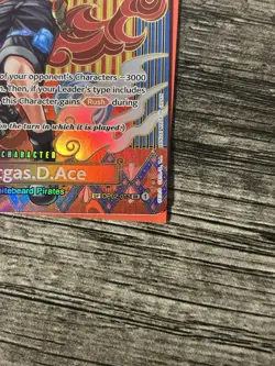 Namco Portgas.D.Ace Super Rare SP Two Legends Foil One Piece Card - Image 2