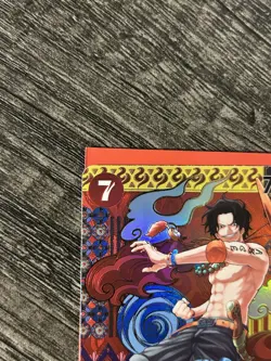 Namco Portgas.D.Ace Super Rare SP Two Legends Foil One Piece Card - Image 4