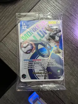 Monkey.D.Luffy (010) Dodgers x One Piece Promo Card EB02-010 | NOT Sealed | - Image 1
