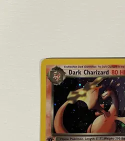 Pokemon Dark Charizard 1st Edition Holo Rare Team Rocket 4/82 80HP English - Image 4