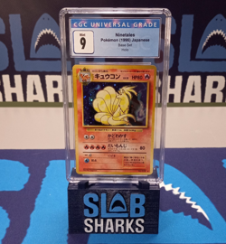 1996 Japanese Pokemon Base Set Ninetales Holo 036 CGC 9 Mint - Image 1