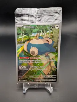 SEALED Snorlax Black Star Promo SV 051 Pokemon 151 NM 1 - Image 1