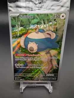 SEALED Snorlax Black Star Promo SV 051 Pokemon 151 NM 1 - Image 2