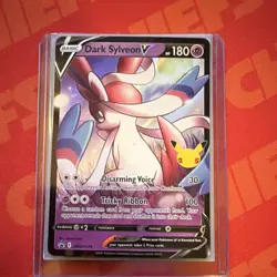Pokemon Dark Sylveon V SWSH Promo SWSH134 Holo 180 HP 25th Anniversary - Image 1