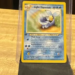 Pokemon 2000 Neo Destiny Light Vaporeon 1st Edition Uncommon #52/105 Near Mint - Image 1