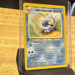 Pokemon 2000 Neo Destiny Light Vaporeon 1st Edition Uncommon #52/105 Near Mint - Image 2