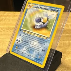 Pokemon 2000 Neo Destiny Light Vaporeon 1st Edition Uncommon #52/105 Near Mint - Image 3