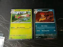 Pokemon TCG - Journey Together - Yanmega & Scrafty SVP 187 188 Black Star Promo - Image 2