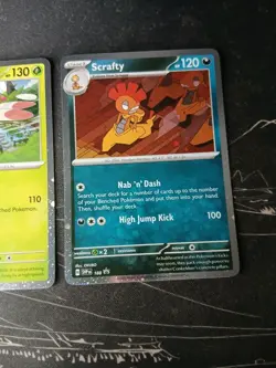 Pokemon TCG - Journey Together - Yanmega & Scrafty SVP 187 188 Black Star Promo - Image 4
