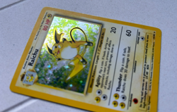 Raichu Holo Rare - Pokemon TCG Base Set Unlimited - 1999 WOTC - LP Condition - Image 3