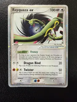 Rayquaza ex #039 Holo Black Star Promo Pokemon TCG 2006 SWIRLED🌀 HP/DMG - Image 1
