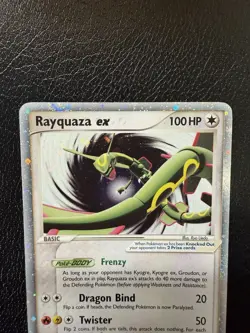 Rayquaza ex #039 Holo Black Star Promo Pokemon TCG 2006 SWIRLED🌀 HP/DMG - Image 3