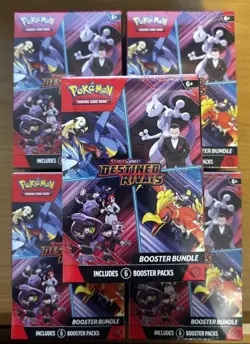 Pokemon TCG Destined Rivals Booster Bundles SEALED - LOT OF 5 - Image 1
