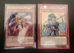 Yugioh Palladium Oracle Mahad + Palladium Oracle Mana Secret Rare Set/ NM/MINT - Image 1