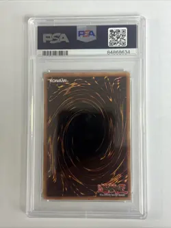 2003 Yu-Gi-Oh! Jar Of Greed Labyrinth of Nightmare LON 1st Ed Super Rare PSA 9 - Image 2