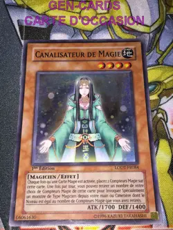 CARTE Yu Gi Oh CANALISATEUR DE MAGIE LODT-FR084 1ere edition - Image 1