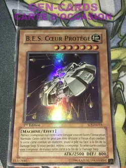 CARTE Yu Gi Oh B.E.S. COEUR PROTEGE SOI-FR013 1ere edition - Image 1