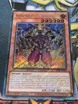 CARTE Yu Gi Oh AVENEMENT DE L'ARCHDEMON BLTR-FR046 1ere edition - Image 1