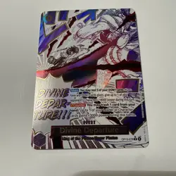 2025 ONE PIECE OP13- DIVINE DEPARTURE ALTERNATE ART CARRYING ON HIS WILL English - Image 1