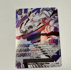 2025 ONE PIECE OP13- DIVINE DEPARTURE ALTERNATE ART CARRYING ON HIS WILL English - Image 3