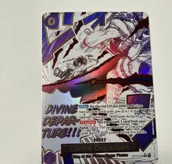 2025 ONE PIECE OP13- DIVINE DEPARTURE ALTERNATE ART CARRYING ON HIS WILL English - Image 4