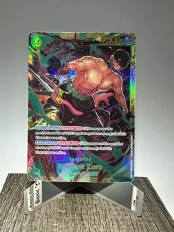 2x Bandai One Piece Roronoa Zoro OP06-118 Secret Rare Wings Captain 9000 - NM - Image 3