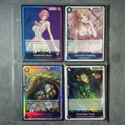 ONE PIECE ENG TCG: BLUE PURPLE VINSMOKE REIJU CORE DECK 81 CARD NEAR MINT - Image 3