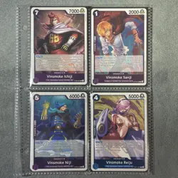 ONE PIECE ENG TCG: BLUE PURPLE VINSMOKE REIJU CORE DECK 81 CARD NEAR MINT - Image 5