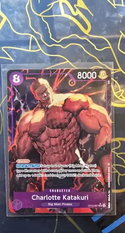 One Piece Charlotte Katakuri 067 Alt Art OP11-067 A Fist of Divine Speed Foil - Image 1