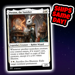 Preston The Vanisher - Custom Art Magic: The Gathering Playtest Card - Commander - Image 1