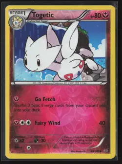 Togetic Uncommon XY - Roaring Skies 44/108 LP Pokemon Card Reverse Holo - Image 1