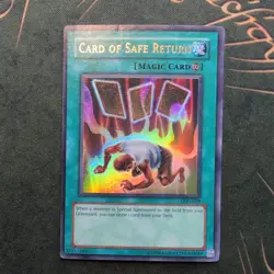 Yugioh Ultra Rare Card Of Safe Return LON-029 - Image 1