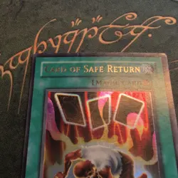 Yugioh Ultra Rare Card Of Safe Return LON-029 - Image 4