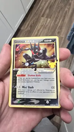 Greninja Gold Star SWSH144 Promo Celebrations Near Mint Minus Pokemon Card TCG - Image 2