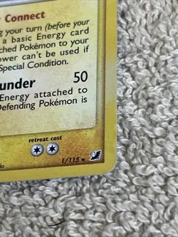 Ampharos - EX Unseen Forces 1/115 Holo Rare Pokemon Card TCG LP-/MP - Image 3