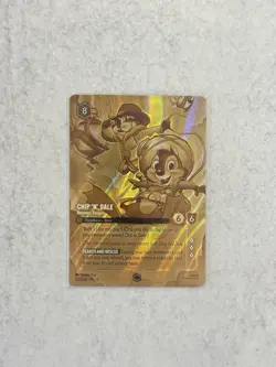 Lorcana Chip 'n' Dale - Recovery Rangers (Enchanted) NM Holofoil Azurite Sea - Image 1