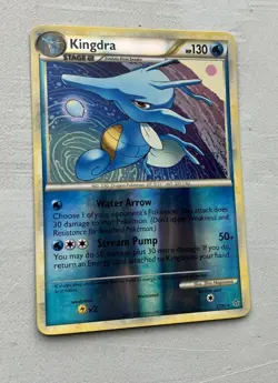 Kingdra 17/95 Reverse Holo Unleashed Pokemon TCG Card 2010 - Image 3